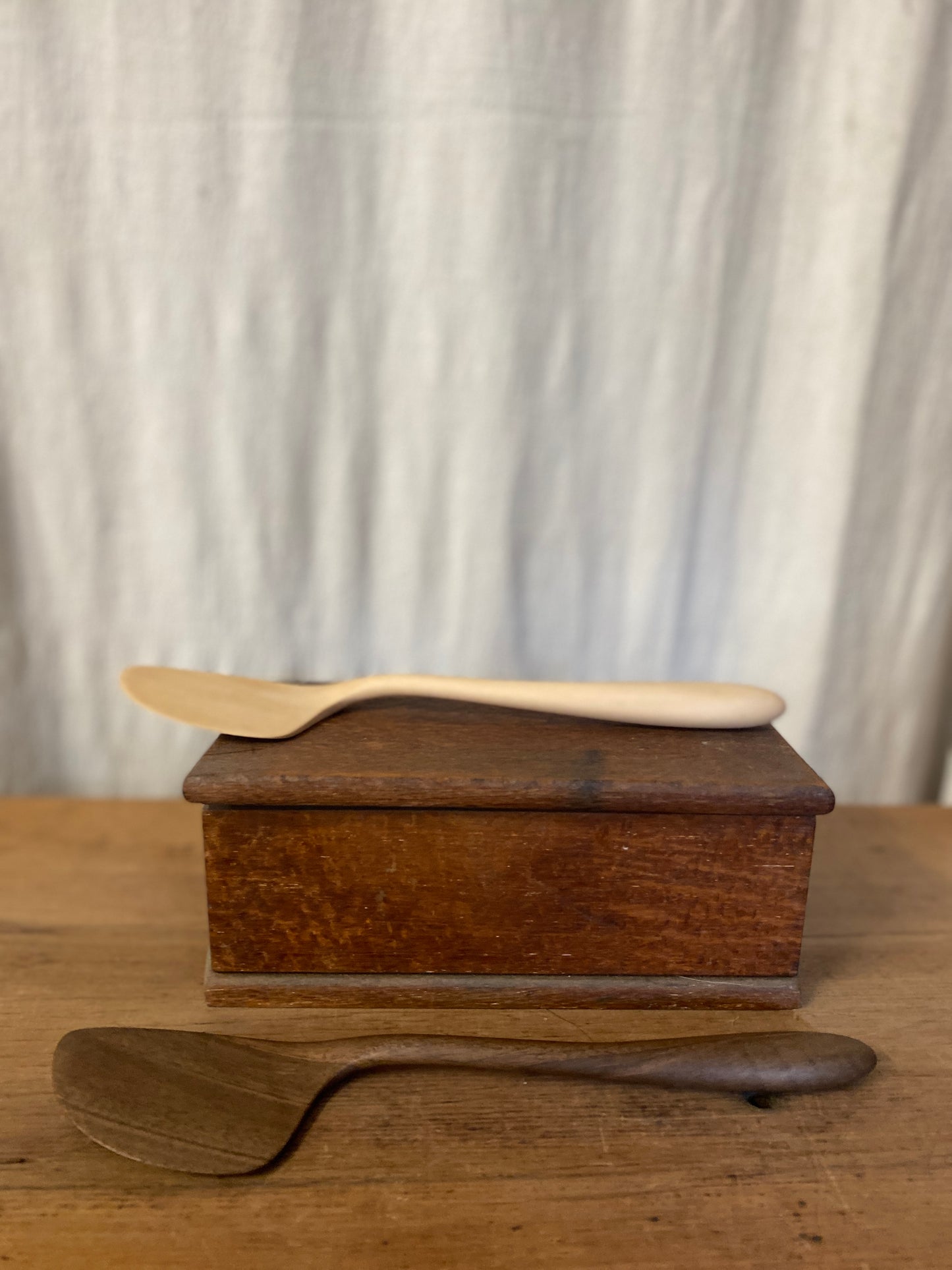 Hand Carved Wooden Wok Spatula